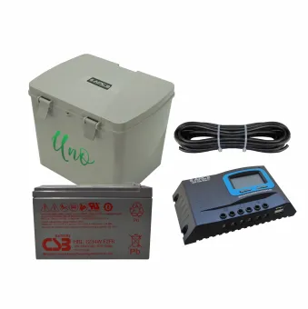 12V 9aH Multipurpose Battery Box with Built In Solar Regulator (Optional Upgrade with 17aH Battery)